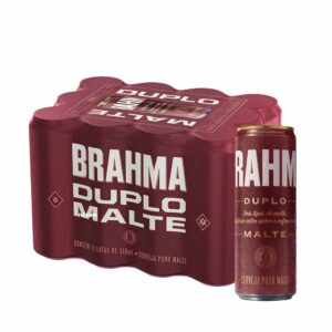 Cerveja Brahma Duplo Malte 350ml 12 Unidades