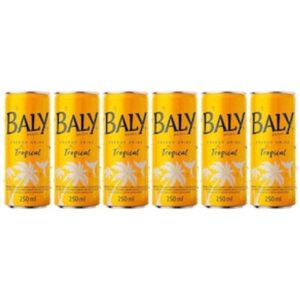 Energético Baly Energy Drink Tropical Lata 250ml - 6 Unidades