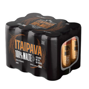 Cerveja Itaipava 100% Malte 350ml - 12 Unidades